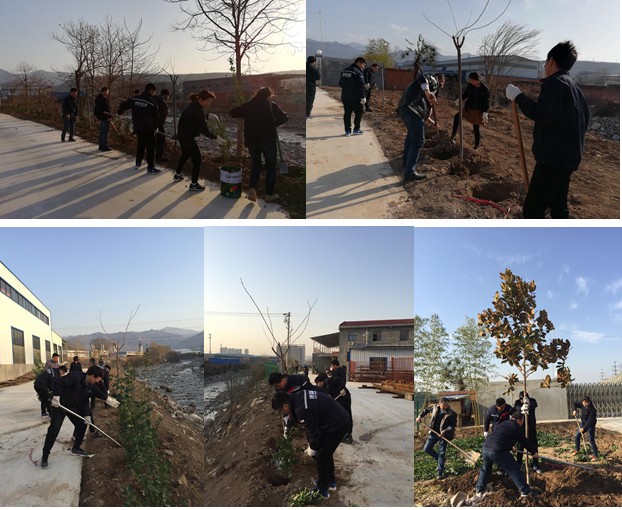 寶雞捷銳“迎春風(fēng)，綠家園”植樹節(jié)(圖1)
